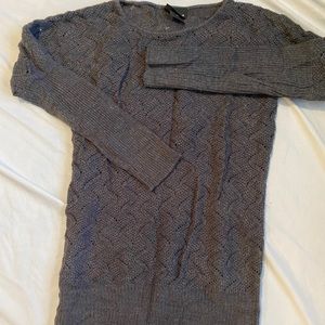 It’s Our Time Women’s Gray Sweater Dress